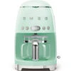 Smeg 50's Style Koffiezetapparaat Kunststof Watergroen -Koffie Verkoop dcf01pgeu