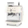 Smeg 50's Style Handmatige Espressomachine 2,4 Liter Crème -Koffie Verkoop egf03creu 3 1